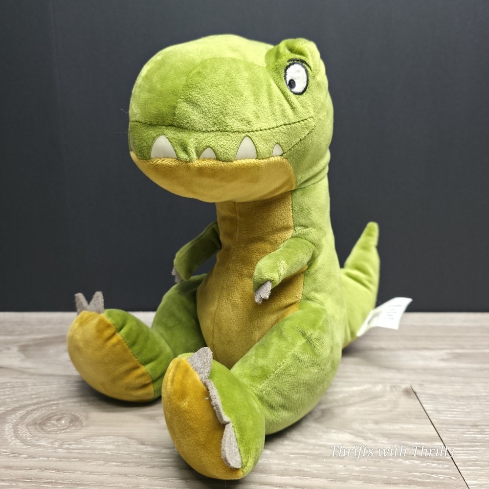Kohls Cares - T-Rex Green Dinosaur Plush‎ - Stuffed Toy 10" - Rrrraaaarrr!!!!